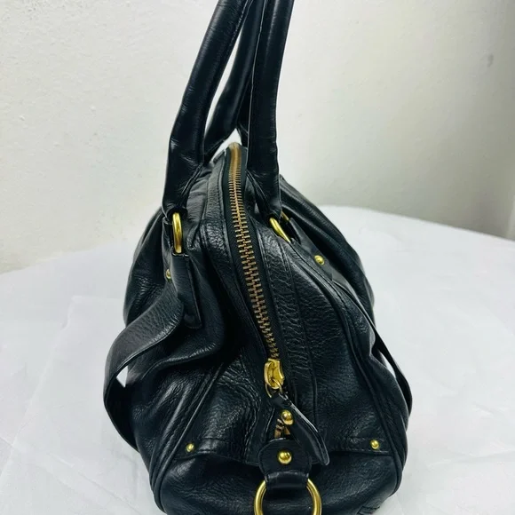 Banana Republic Black Leather Satchel - Picture 5 of 7